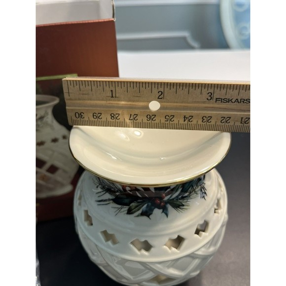 NIB - Lenox Winter Greetings Fragrance Warmer Yankee Candle Vanilla Tart Wax - Picture 11 of 12